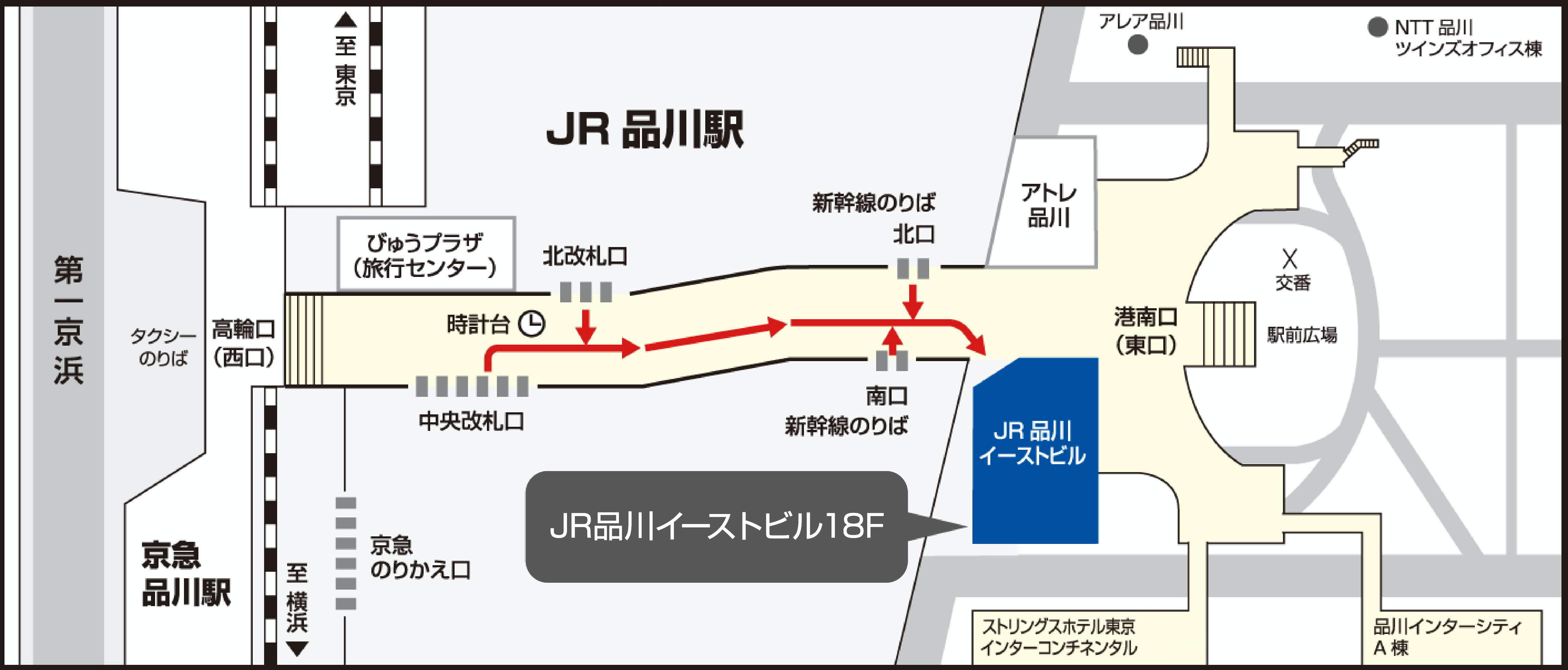 国民生活産業・消費者団体連合会の地図